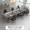 Combinación de Escritorio y Silla de Oficina Personalizada, Simple y Moderna, Combinable Libremente, Escritorio para Personal, Mesa de Estación de Trabajo para Empleados de Oficina