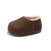 Zapatos Birkenstock Estilo Francés Ins 2026 Invierno Nueva Versión Coreana Zapatos de Algodón Peluche para Niñas Zapatos Peludos Cálidos para Niños