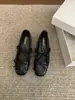 Primer Encuentro Temporada Aumento Nudo de Mariposa Mary Jane Tachonados Zapatos Individuales Zapatos de Mujer 2026 Otoño Rosa Ballet Suave