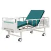Cama basculante manual individual/doble de acero laminado en frío para cuidado en el hogar, cama de cuidado de ABS, fabricante de camas de altura ajustable para hospitales y residencias de ancianos