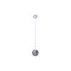 Piercing no umbigo feminino moda menina simples longo macio película flash seco unhas do umbigo para grávidas fivela do umbigo joias atacado