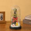 Regalos de Navidad Transfronterizos, Adornos de Escritorio, Árboles de Navidad Iluminados, Cubiertas de Vidrio, Artículos de Decoración para el Hogar, Flores de Plástico al por Mayor