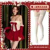 Roupa com tema de Natal: fantasia de coelho de veludo sexy, vestido vermelho justo ao corpo, traje para apresentação de palco, roupa de Natal plus size