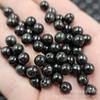 Especie de pollo negro jade cuentas redondas jade cuentas sueltas negro 8mm pulsera DIY collar accesorios cuentas hechas a mano