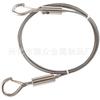 Cable de acero inoxidable 304 de 2 mm con gancho de resorte de doble cabeza para tendedero, cuerda colgante suave, cierre con hebilla