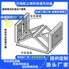 Ventana de Techo Eléctrica Inteligente para Iluminación y Extracción de Humo Ventana Triangular con Enlace de Incendio Taller de Fábrica Techo Ventana de Ventilación Natural