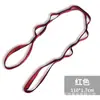 Cuerda Daisy de Yoga Aéreo para Fitness y Escultura Corporal, Correa de Estiramiento de Extensión de Yoga de Nylon, Correa Plana Deportiva, Cuerda Daisy para Exteriores