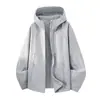 Chaqueta softshell con capucha para exteriores personalizable con logo, unisex, impermeable para primavera y otoño, corte holgado, chaqueta para parejas