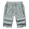 Calças Casuais Masculinas Transfronteiriças Atacado Calças de Tricô de Verão para Estudantes Shorts Esportivos Casuais para Jovens Shorts de Marca Tendência