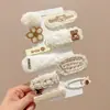 Pinza para el pelo de niña para la parte de atrás de la cabeza, pinza para el pelo de bebé para el lateral, pinza para flequillo, herramienta para cabellos sueltos, accesorio para el pelo para niñas