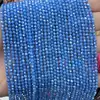 Cuentas sueltas de circón natural facetado más vendidas transfronterizas, cuentas facetadas, accesorios para joyería DIY, pulseras de cuentas, collares