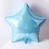 Globo de película de aluminio estrella de cinco puntas de 18 pulgadas decoración de cumpleaños diseño de salón de bodas sellado automático tablero Star Light globo de helio vacío flotante