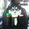 Bolsa Colgante para Respaldo de Asiento de Coche de Dibujos Animados Lindo Animal Tridimensional Multifuncional para Respaldo de Silla Portavasos de Agua para Niños Caja de Almacenamiento