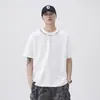 Camiseta informal blanca de peso pesado de 250 g con tacto fresco para hombre, nueva camiseta de manga corta holgada y cómoda antibacteriana para el verano de 2026