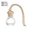 Nuevo Lanyard Perfumador para Coche, Difusor Transparente Mini para Ventilación de Aire Acondicionado, Colgante Portátil Botella de Aceite Esencial