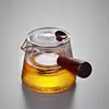 Bule de Vidro Resistente ao Calor de Alta Temperatura Conjunto de Chá com Filtro Espessado Xícara de Chá Grande Fabricante de Chá Kung Fu Doméstico