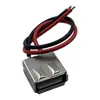 Placa de conversão de conector USB DIY Manutenção Carregamento Dados 2.0 Tipo de fio de barramento A com placa adaptadora de defletor