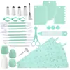 Conjunto de 32 Peças Colorido Nórdico Transfronteiriço de TPU, Conjunto de Ferramentas para Decoração de Bolos e Decoração, Ferramentas DIY para Confeitaria