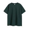 Camiseta de Algodón Peinado con Cuello Redondo para Hombre de la Marca de Moda Ag260G, Tendencia Nacional, Talla Grande, Corte Holgado, Ropa de Trabajo, Top con Logo Estampado por Transferencia de Calor
