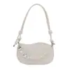 Bolsa de Hombro para Mujer Tendencia Estilo Coreano Ins 2026 Primavera Color Caramelo Cadena de Perlas Bolso de Axila Bolso de Hombro Dulce de Moda