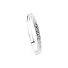 Pulsera de Plata Jiyan para Mujer Plata de Ley 9999 Artículos Genuinos Nuevos Apertura Sólida Tira Ancha Pulsera de Tobillo Estilo Guofeng Regalo de Cumpleaños