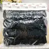 Elásticos de Cabelo Sem Costura de Alta Elasticidade Estilo Coreano com Etiquetas de Tecido, Elásticos de Cabelo Grossos Sem Costura de Nylon, Pacote com 8, Atacado