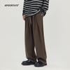 APO Ropa para Hombre 2024 Nuevos Pantalones Casuales Rectos para Hombre Otoño Sueltos de Alta Gama