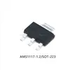 Chip de fuente de alimentación regulada SOT-223 AMS1117-1.2 1.8 2.5 3.3 5.0 V ADJ, circuito integrado reductor