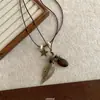 Nuevo Estilo Chino Retro Estilo Étnico Colgante Largo para Mujer Nicho Versátil Apilable Moda Coreana Tendencia Accesorios Collar