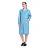 Trajes Antiestáticos Azules y Blancos Fábrica de Electrónicos Sala Limpia Trajes para Pintura en Spray Unisex Uniformes de Fábrica de Alimentos