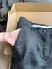 ¡Conjunto Súper Elegante! Pantalones Casuales de Lino Grises Ligeros de Pierna Ancha para Mujer, Nuevo Estilo de Verano, Versátiles Pantalones de Pierna Recta Estilo Old Money
