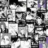 108 Peças de Adesivos Polaroid Blue Lock Série de Anime Japonês DIY Capa de Celular Adesivos para iPad À Prova d'Água