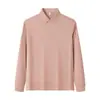 Camiseta de manga longa, unissex, top casual antibacteriano 7A, novo estilo outono, elástica, resistente a rugas, camisa polo com gola, adequada para primavera e outono
