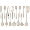 Juego de 15 piezas de cucharas y espátulas de silicona al por mayor para comercio transfronterizo, espátula antiadherente, resistente a altas temperaturas, juego de utensilios de cocina para el hogar, para cocinar