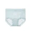 [Figura Colorida] Pantalones de Encaje Geniales, Ultradelgados, Sin Marcas, Transpirables, Seda de Hielo, Cintura Media, Lazo Jacquard, Grado 32A, Morera