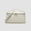 Nueva bolsa de almuerzo mini LP19 de cuero PU para el hombro, bolso de moda para mujer, bolso de mano estilo Gigi, bolso pequeño cruzado