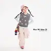 Ropa para niñas Nuomi Wanzi, chaleco de punto de repuesto amigable con la piel, estilo otoño, top versátil para capas, suéter