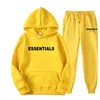 Nuevo conjunto de sudadera con capucha estilo americano con estampado de letras, casual y versátil, marca de moda, sudadera y pantalones de chándal holgados, unisex