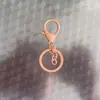 Chaveiro Ecológico com Fecho Lagosta Laqueado Chaveiro com Corrente de Quatro Seções e Pingente de Contas, Conjunto de Três Peças com Fecho Lagosta