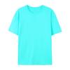 Nueva camiseta de verano para hombre de algodón 180g de manga corta, algodón peinado, color sólido, tendencia, moda, holgada, talla grande, cuerpo estampado