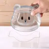 [Prato de Osso de Urso Espesso] Prato Criativo para Petisco de Animal de Estimação Louça Prato Pequeno Resistente a Quedas Prato para Frutas Frutas Secas Prato