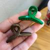 Estilo Japonês e Coreano Celebridade da Internet Mini Prendedor Pequeno Prendedor de Cabelo Moda Prendedor de Cabelo Grampo Verde Grampo Lateral de Menina Grampo para Franja