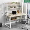Escritorio y Estantería Integrados Escritorio de Estudio y Escritura para Estudiantes Habitación Escritorio para Computadora de Escritorio en Casa Adulto Simple Estudiante de Secundaria