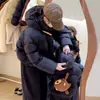Chaqueta Corta de Algodón con Capucha para Mujer, Nuevo Estilo Otoño e Invierno 2026, Chaqueta Acolchada Versátil y de Moda para Figuras Petite, Abrigo Grueso y Cálido