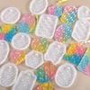 DIY Gotas de Cristal Geométricas Irregulares Colgante Trébol de Cuatro Hojas Estéreo Corazón Redondo Etiqueta Colgante Molde Venta al por Mayor