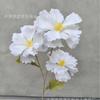 Novo Material de Flor Artificial para Casamento Flor Falsa Lanxi Yanxi de 3 Cabeças Flor de Seda Exibição Hotel Salão de Casamento Flor Artificial Lanxi