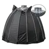 Luz de Relleno Metálica de 120W/200W/300W para Transmisión en Vivo, Fotografía con Luz Suave, Lámpara Solar de Luz Constante Cob con Reflector Profundo y Soporte