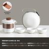 Conjunto de chá de viagem, presente personalizado, conjunto de xícaras expresso portátil, um conjunto completo de chá empresarial da empresa, presente de acompanhamento