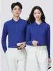 Camisa Polo de Color Sólido con Mangas Largas y Cuello Camisero Camisa Polo Casual de Negocios Transpirable Absorbente de Sudor Ropa para Actividades de Team Building Camisa Cultural