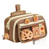 Estuche Kapibara de Gran Capacidad, Lindo Estuche de Papelería, Estuche para Niños, Set de Útiles Escolares Resistente a las Manchas, Estuche de Papelería